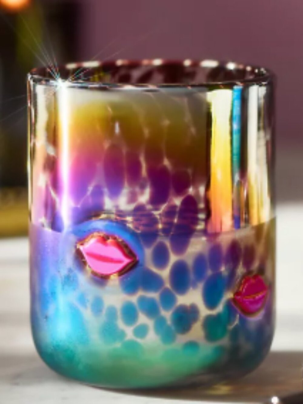 Anthropologie Marquee Icon Juice Glass NEW